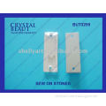 Sew on rhinestone crystal BUT-3255 rectangle 6x18mm